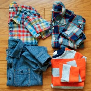 GAP Boys 4T Shirt Bundle